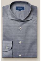 ETON Contemporary Fit Jersey shirt Marine, Ruit