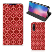 Xiaomi Mi 9 | Hoesje met Magneet | Batik Rood