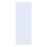 BRAUER Deur smal 90 helder glas geschikt voor enkelpuntsgreep