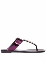 Giuseppe Zanotti sandales Cleta à ornements en cristal - Violet