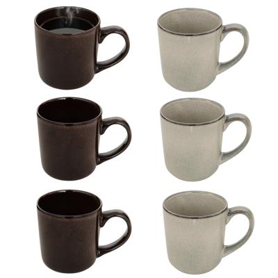 Secret de gourmet Koffiemok - 6x - keramiek - 420 ml - beker Secret de gourmet Koffiemok - 6x - keramiek - 420 ml - beker