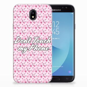 Samsung Galaxy J7 2017 | J7 Pro Silicone-hoesje Flowers Pink DTMP