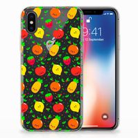 Apple iPhone X | Xs Siliconen Case Fruits - thumbnail