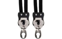 Snelbinder Trio Simson extra kort met 3 binders - zwart