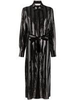 Golden Goose Chemisier Dana midi dress - Noir - thumbnail