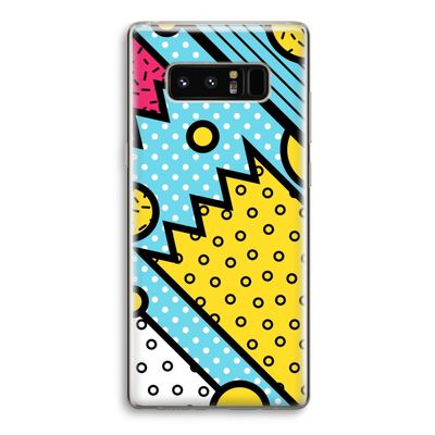 Pop Art #1: Samsung Galaxy Note 8 Transparant Hoesje