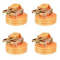 Spanbanden 1 ton 6mx38mm oranje 4 st