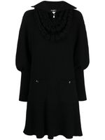 CHANEL Pre-Owned robe en maille à manches longues - Noir