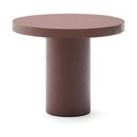 Kave Home Aiguablava tuintafel Ø90 cm cement Terracotta