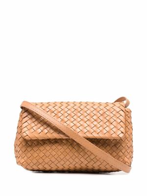 Officine Creative sac à bandoulière OC Class 47 à design tissé - Marron