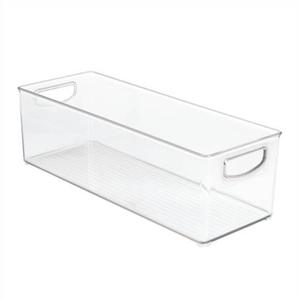 iDesign - Opbergbox met Handvaten, 15.2 x 40.6 x 12.7 cm, Stapelbaar,