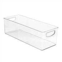 iDesign - Opbergbox met Handvaten, 15.2 x 40.6 x 12.7 cm, Stapelbaar,