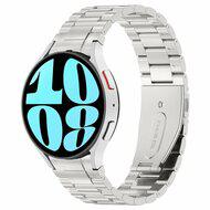 Stalen band met aansluitknop - Zilver - Samsung Galaxy Watch 5 (Pro) - 40mm / 44mm / 45mm - thumbnail