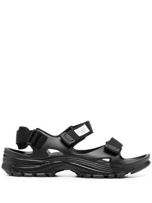 Suicoke sandales Wake à attache scratch - Noir