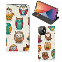 iPhone 12 | iPhone 12 Pro | Hoesje maken | Vrolijke Uilen iPhone 12 | iPhone 12 Pro | Hoesje maken | Vrolijke Uilen