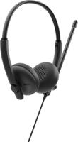 DELL WH125 Headset Bedraad Hoofdband Oproepen/muziek USB Type-A Zwart