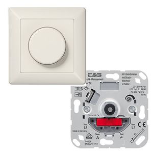 Jung AS500 dimmer voor gloeilampen met draaiknop creme 1730DD A540