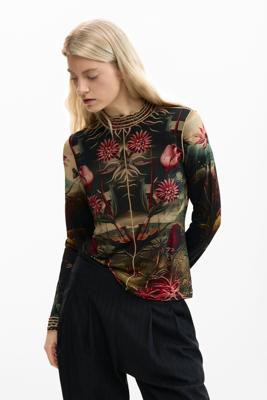 Bedrukte coltrui - BLACK - L