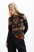 Bedrukte coltrui - BLACK - L