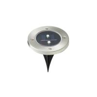 Solar tuinlamp/prikspot - RVS - 12 cm - grondspot op zonne-energie Solar tuinlamp/prikspot - RVS - 12 cm - grondspot op zonne-energie