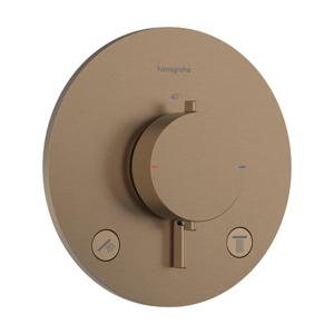 Hansgrohe Ecostat Comfort S inbouwthermostaat - 2 functies - brushed bronze (brons) 33715140