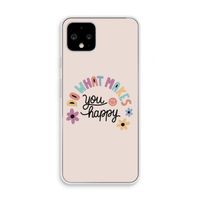 Happy days: Pixel 4 Transparant Hoesje
