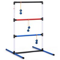 Ladder Golf Set Binnen Buiten Werpspel met 6 Bolasballen en Draagtas