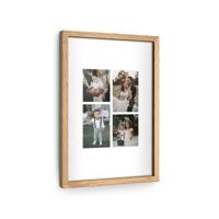 Houten lijst met gepersonaliseerde fotoafdruk - 20x30