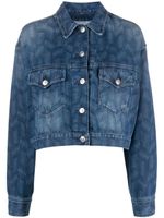 MARANT ÉTOILE veste en jean à rayures - Bleu
