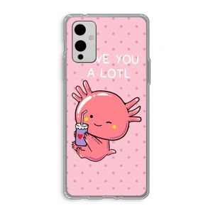 Love You A Lotl: OnePlus 9 Transparant Hoesje