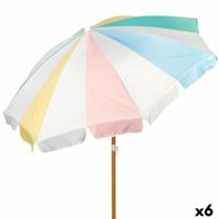Strandparasol Aktive Ø 200 cm 20 x 185 x 20 cm (6 Stuks)