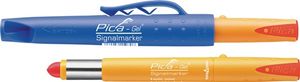 Pica Signaalmarker | rood | v.roestige olieachtige natte ondergrond | watervast | 1 stuk - 8082 - 8082