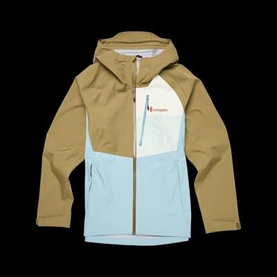 Cotopaxi Impermeo 3L Hooded Regenjas Dames Moss And Sea Spray S