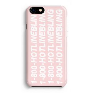 Hotline bling pink: iPhone 8 Volledig Geprint Hoesje