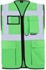 Korntex KX802 Executive Multifunctional Safety Vest Berlin - Neon Green - S - thumbnail