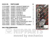 Nipparts Cilinderkop pakking set/kopset J1242061