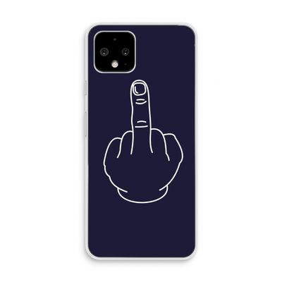 F**k U: Pixel 4 Transparant Hoesje