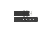 Horlogeband Rolf Cremer LB110.01 / Arch Leder Zwart 24mm