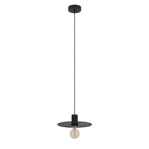 EGLO Ikeston Hanglamp - E27 - Ø 28 cm - Zwart - Staal