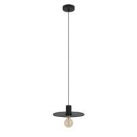 EGLO Ikeston Hanglamp - E27 - Ø 28 cm - Zwart - Staal