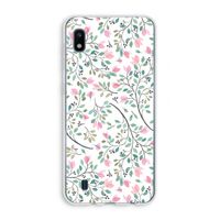 Sierlijke bloemen: Samsung Galaxy A10 Transparant Hoesje