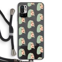 King Kylie: Xiaomi Redmi Note 10 5G Transparant Hoesje met koord
