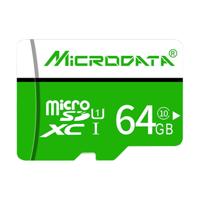MICROGEGEVENS 64GB U1 groen en wit TF (Micro SD) geheugenkaart