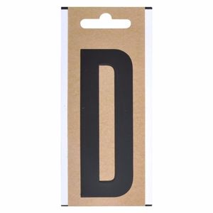 Huisvuil containersticker letter D 10 cm