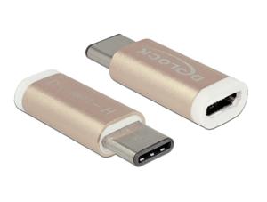 Delock USB 2.0 Adapter [1x USB-C stekker - 1x Micro-USB 2.0 B bus] 65677