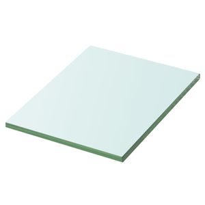 Wandschap transparant 20x15 cm glas