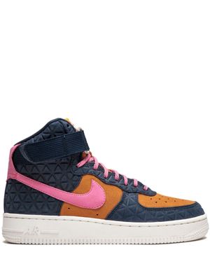 Nike "baskets montantes W Air Force 1 Hi PRM ""Dynamic Pink"" en daim" - Bleu
