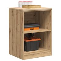 Garagekast 60x51x85 cm massief grenenhout artisan eikenkleurig