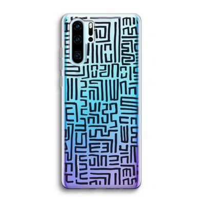 Moroccan Print: Huawei P30 Pro Transparant Hoesje