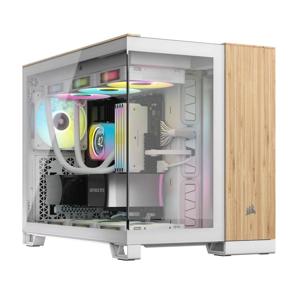 Corsair Geh mATX 2500X Midi-tower PC-behuizing Bamboe, Wit